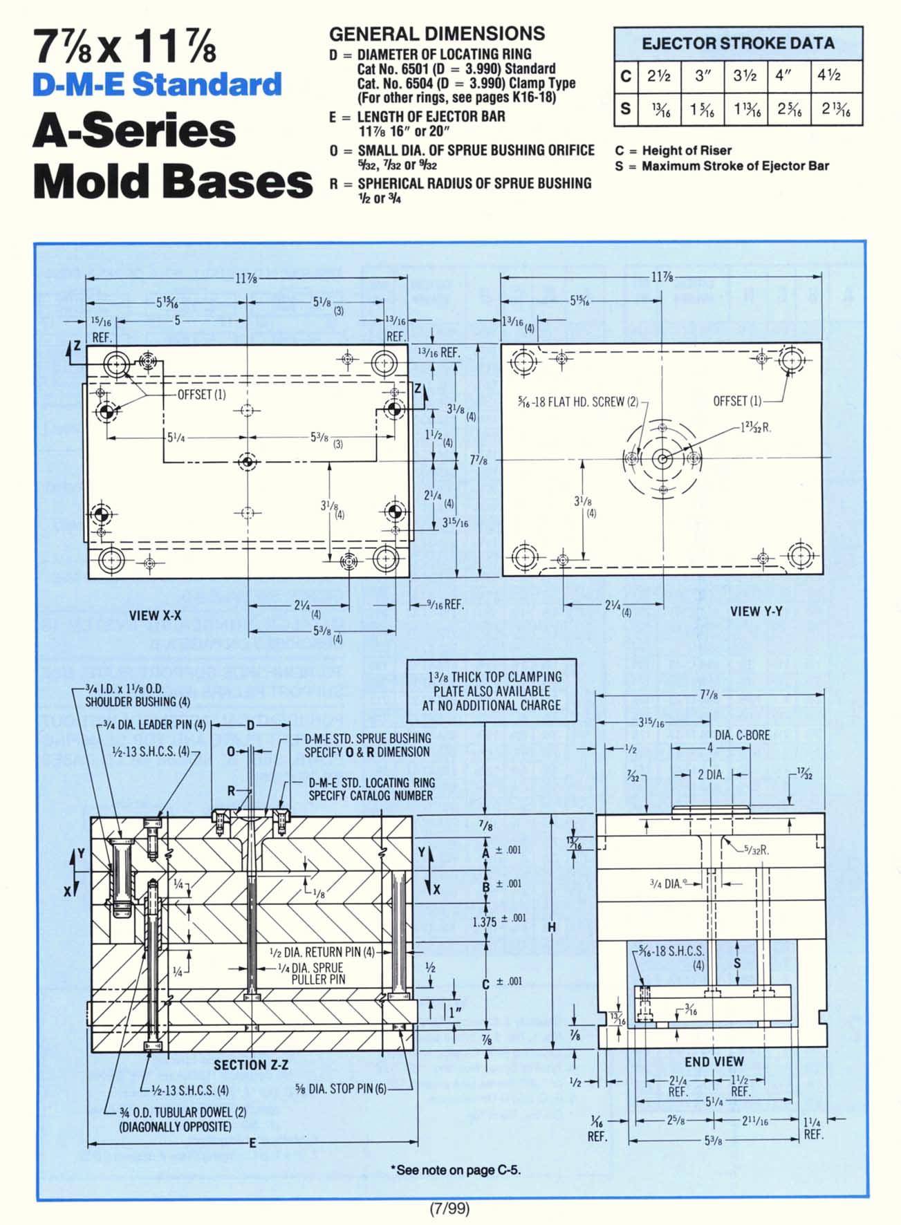 DME A series mold base 812A
